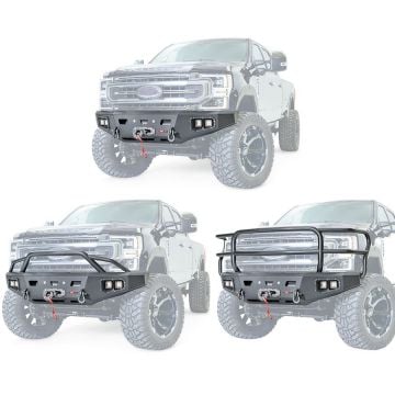 Warn Ascent HD Front Winch Bumpers 19-22 Ford F-250/F-350