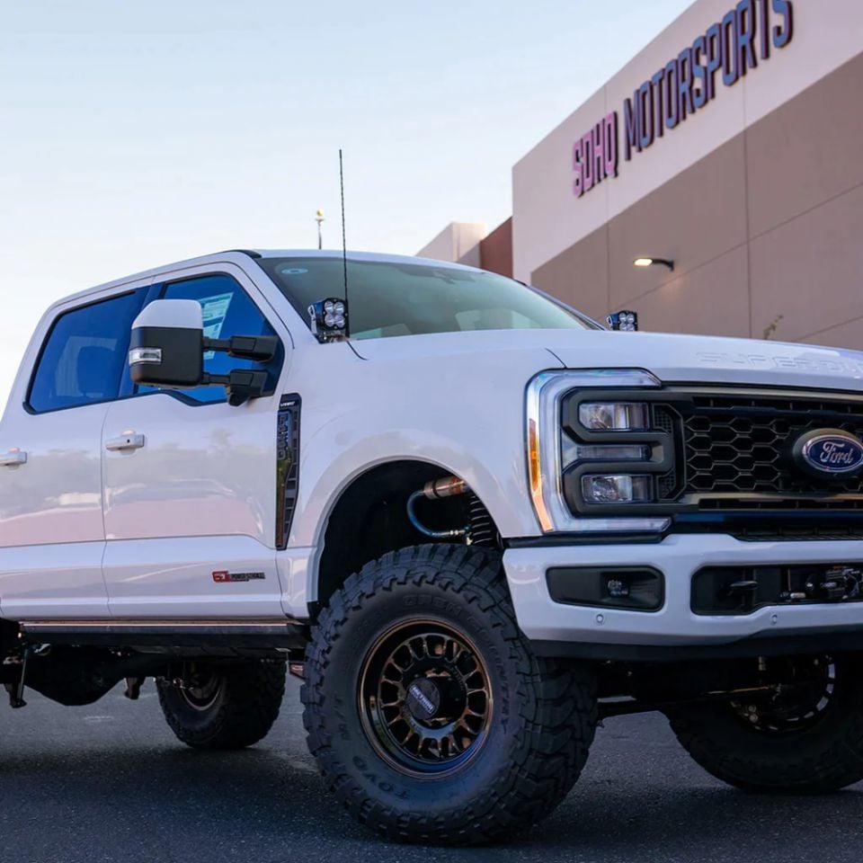 SDHQ Built A-Pillar Light Mounts 2023-2024 Ford SuperDuty