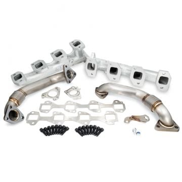 PPE High-Flow Exhaust Manifolds with Up-Pipes 11-16 GM 6.6L Duramax LML