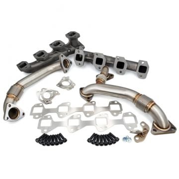 PPE High Flow Exhaust Manifolds with Up-Pipes-50 State Legal 01-10 Duramax