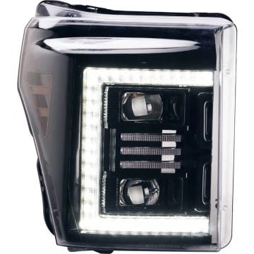 OLM Essential Series LED White Daytime Running Light Headlights 11-16 Ford F-250 / F-350 SuperDuty
