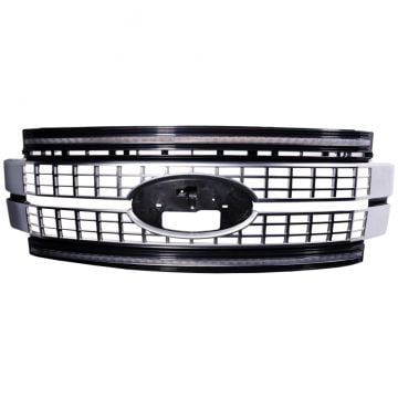 OLM Lighting Infinite Chrome Grille With Daytime Running Lights (DRL) 17-19 Ford SuperDuty