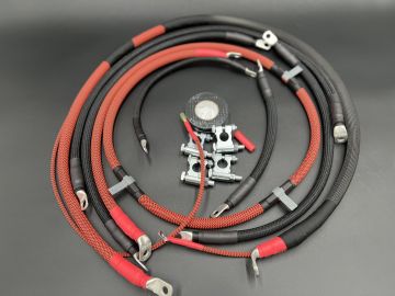 Performance Custom Cables Super Duty Battery Cable Set 03-07 Ford 6.0L Powerstroke