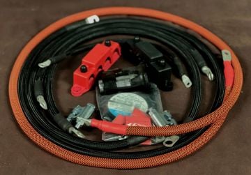 Performance Custom Cables Passenger Battery Relocation Kit 11-19 Ford 6.7 Powerstroke