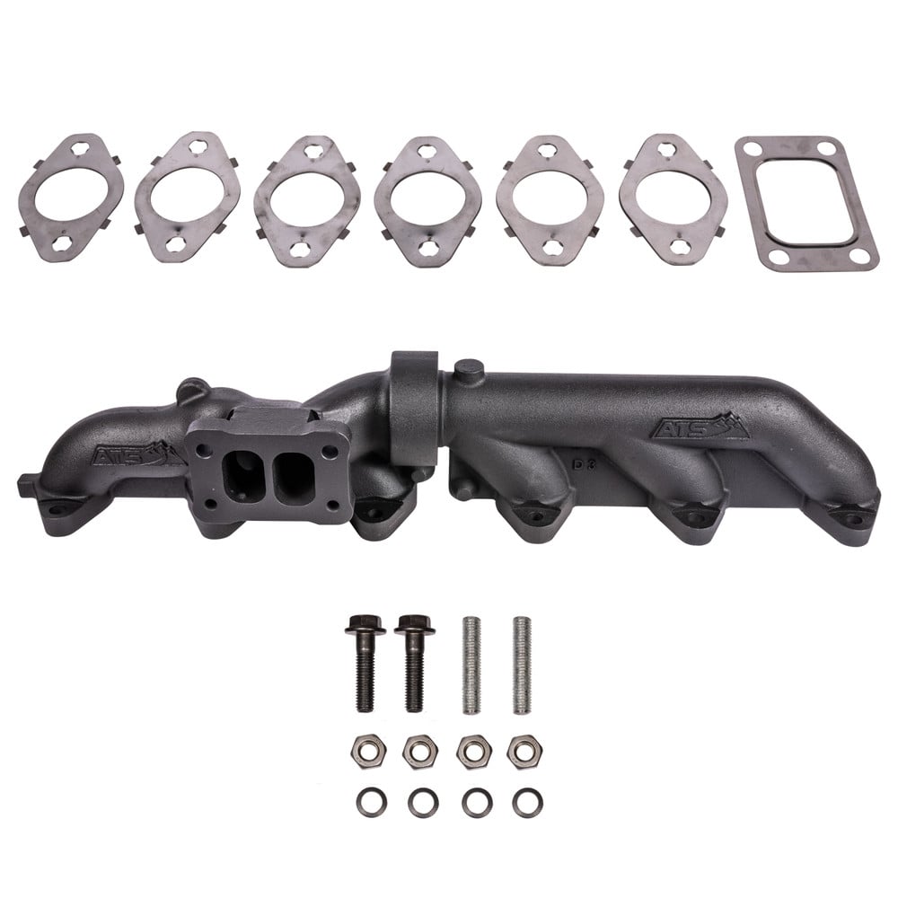 ATS Pulse Flow 2 Pc Exhaust Manifold Kit (T3) 2003-2007 Ram 5.9L Cummins