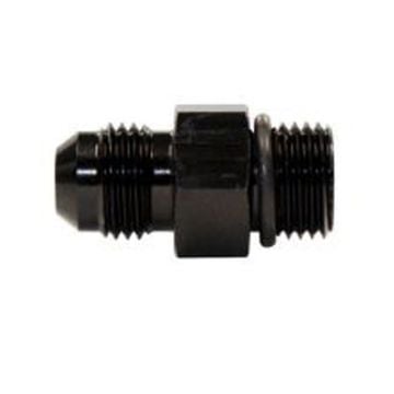 Fleece Performance -6 To 9/16"-18 Straight Male Black Anodized With O-Ring Adapter Fitting