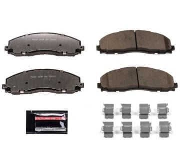 PowerStop Z36 Truck & Tow Brake Pads With Hardware (Pair) 13-22 Ford Superduty 6.7L Powerstroke