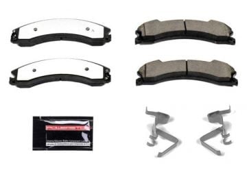 PowerStop Z36 Truck & Tow Brake Pads With Hardware (Pair) 12-19 GM 6.6L Duramax LML/L5P