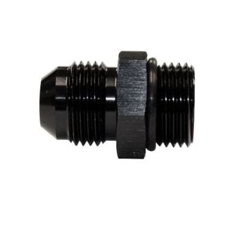 Fleece Performance -8 To 3/4"-16 Straight Male Black Anodized With O-Ring Adapter Fitting