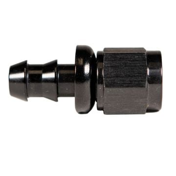 Fleece Performance -8 Straight to Hose Barb Black Anodized Fitting