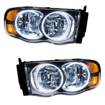 Oracle Lighting LED Pre-Assembled Halo Headlights 03-05 Ram 5.9L Cummins