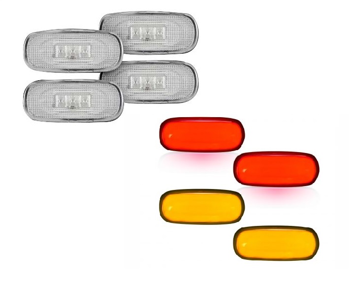 RECON LED Dually Fender Lights 03-09 Dodge Ram