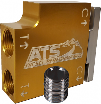 ATS 3100052464 Thermal Bypass Valve Up-Grade With Billet Filter Coupler 19-24 Ram 6.7L Cummins