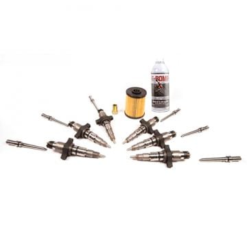 Industrial Injection Reman 60HP Injector Set with Basic Install Kit 04.5-07 Dodge 5.9L Cummins