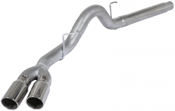 Diamond Eye 4" DPF Back Sport Dual Exhaust With Stainless Tips 18-19 3.0L Ford Powerstroke