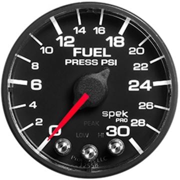 Auto Meter Spek Pro Fuel Pressure Gauges 3 Pressure Ranges