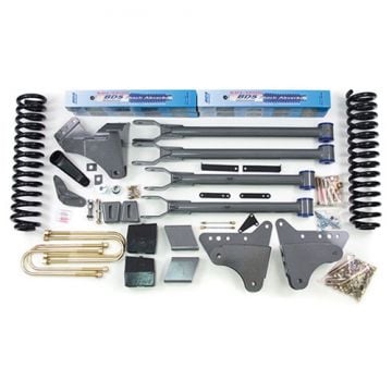 BDS Suspension 4" 4-Link Suspension Lift Kit 05-07 Ford SuperDuty F-250/F-350 4WD