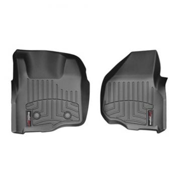 WeatherTech DigitalFit Front Floor Liner 11-12 Ford SuperDuty Extended & Crew Cab - 2 Piece