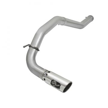 AFE Large Bore HD 4" Stainless Exhaust w/ Polished Tip 16-19 Nissan Titan XD 5.0L Cummins