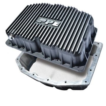 PPE 314052110 Heavy-Duty Cast Aluminum Engine Oil Pan (Brushed) 11-22 6.7L Ford Powerstroke