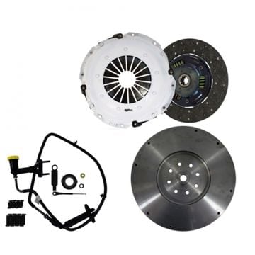 Clutch Masters FXT100 Organic Single Disc Clutch w/ Flywheel and Hydraulics 05.5-18 Dodge 5.9L / 6.7