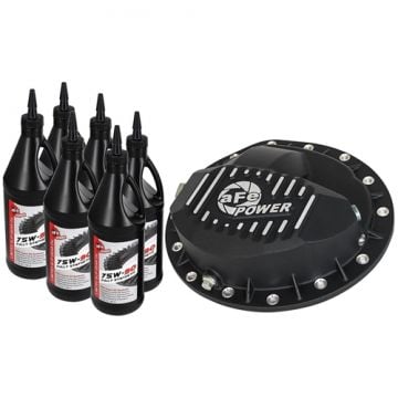 AFE Rear Differential Cover and Gear Oil 16-19 Nissan Titan XD 5.0L Cummins
