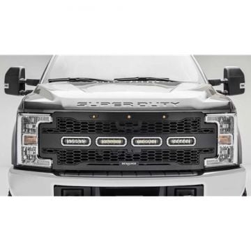 T-Rex Revolver Series Replacement Grille with LED Lights 17-19 6.7L Ford Powerstroke