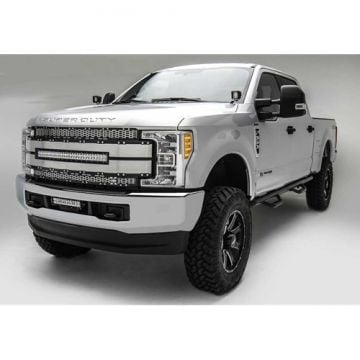 T-Rex Torch Series Brushed Replacement Grille with 30" LED Light 17-19 6.7L Ford Powerstroke