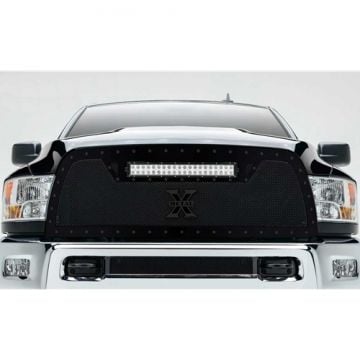 T-Rex 6314521-BR Torch Series Black Grille with Black Studs and 20" LED Light 13-18 Ram 6.7L Cummins