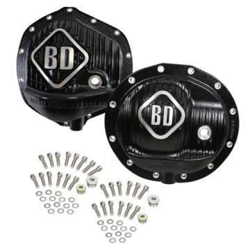 BD 1061829 Front and Rear Differential Cover Pack 13-18 Ram 6.7L Cummins 3500