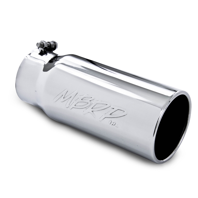 MBRP 4" Inlet / 5" Outlet Rolled Edge Straight Cut Exhaust Tip